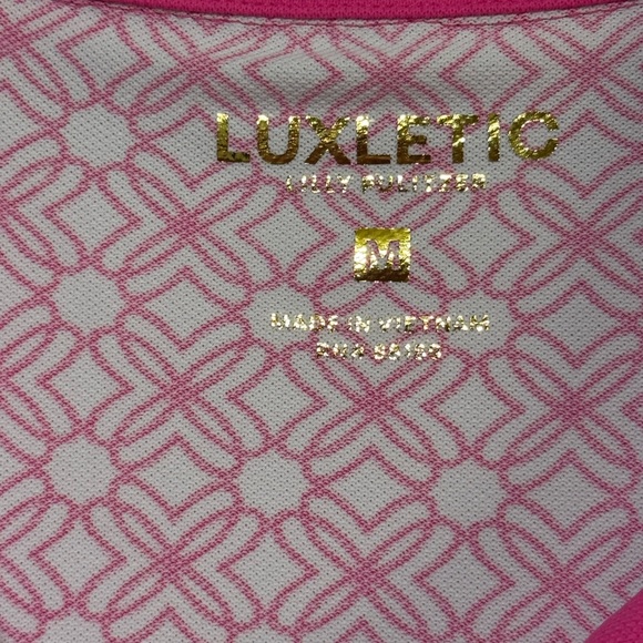 🌸 Brand New Lilly Pulitzer Pink & White Luxletic Jessamy Dress 🌸 Size M - Picture 7 of 16